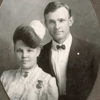 Portrait Unidentified Man And Woman