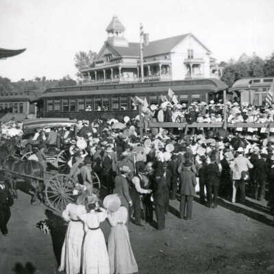 1899 Tuolumne Co. Reunion - Sierra Railway Opening Tracks to Sonora