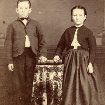 Unidentified Boy And Girl