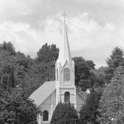 St. Patrick's Catholic Church and Sonora scene