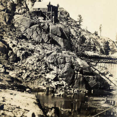 Landscape-Construction of Relief Dam.