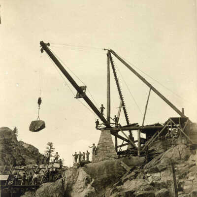 Construction of Relief Dam