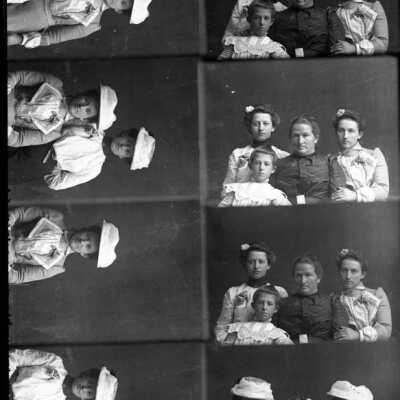 Portraits of women and young girl