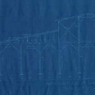 Cross Section of Lumber Shed Tuolumne Mill