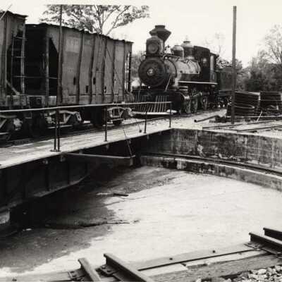 Sierra Railroad #3 - at Jamestown turntable