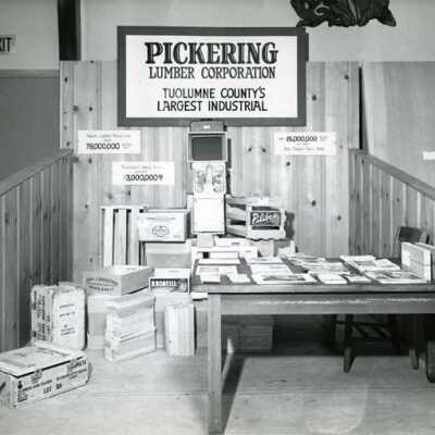 Display of the various products made in the box factory