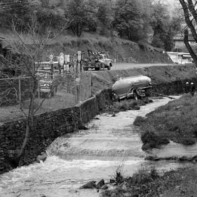 Gas Tanker in Sonora Creek