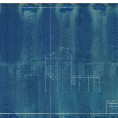General arrangement of boiler room--Elevation "B-B" for West Side Lumber Co. Tuolumne Calif.