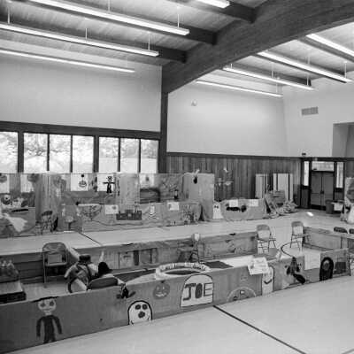 Sonora Elem. School Halloween Carnival setup