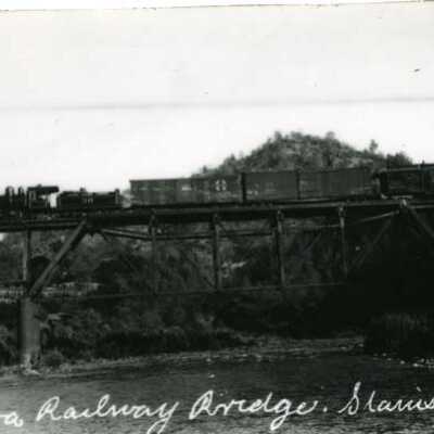 Sierra Railway Bridge, Melones Sierra Railway Bridge, Stanislaus River