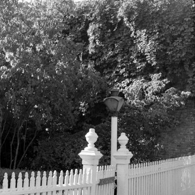Fence in front of Wilson-McConnel House, Columbia State Historic Park