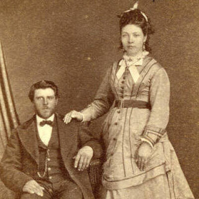 Unidentified man and woman