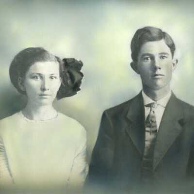 Portrait Unidentified Lady & Man