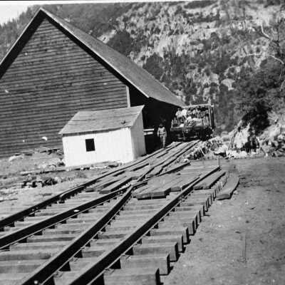 Laying Last of Track Hetch Hetchy RR