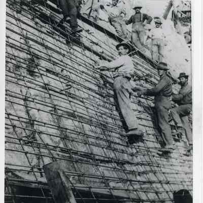 Relief Reservoir construction team