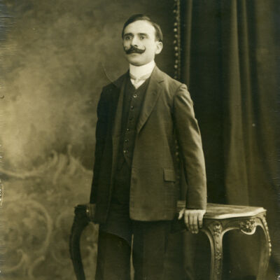 Portrait of an unidentified man