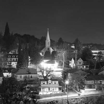 Sonora scene at night and day