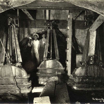 Valves under the Dam at Relief