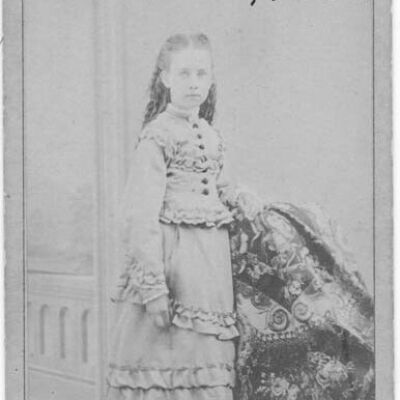 Young Girl in Posh Frock