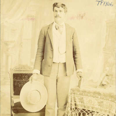 Portrait of an unidentified man.