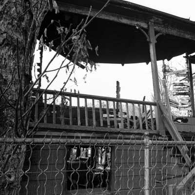 Columbia Way House Burned