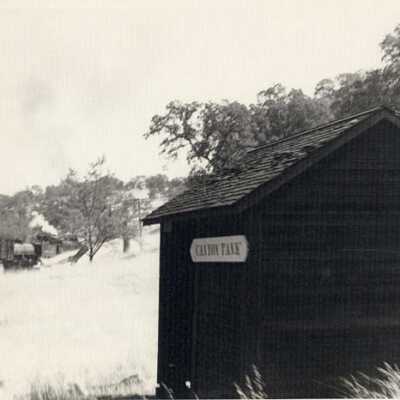 Sierra Railroad at Canyon Tank near Cooperstown