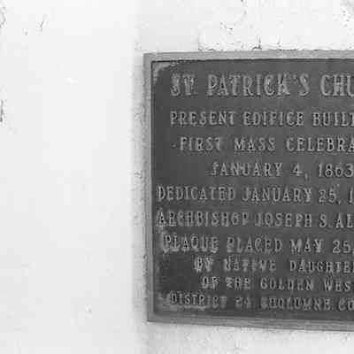 St. Patrick's Catholic Church, Sonora