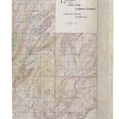 Lands of West Side Lumber Company Tuolumne County California