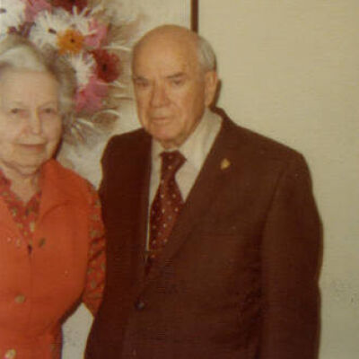Unidentified man and woman