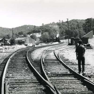Sierra Railroad Engine #3 in the movies at Railtown