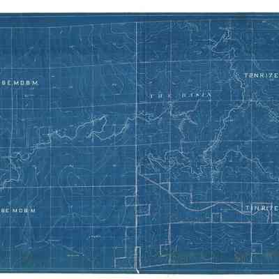 Map of the Hetch Hetchy and Yosemite Valleys Ry. Situated in Tuolumne County California Lands of the West Side Flume and Lumber Co.