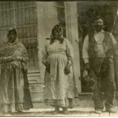 Three unidentified Native Americans