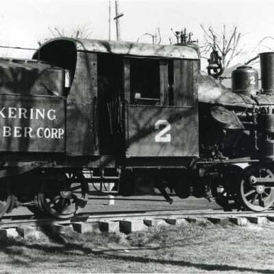 Pickering Heisler Engine #2 on display - Tuolumne City Park