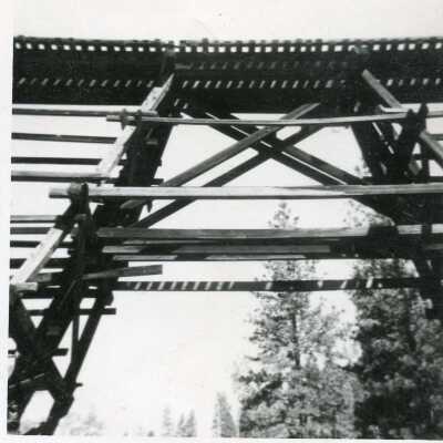 River Bridge from below