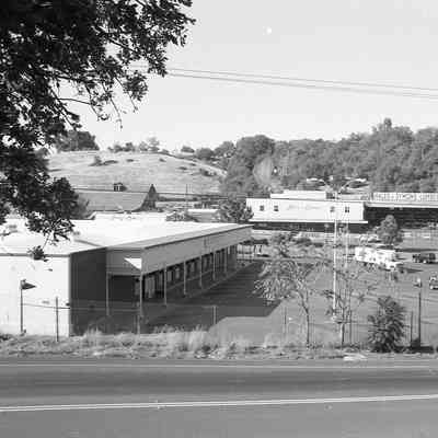 Safeway parking lot on S. Washington St., Sonora