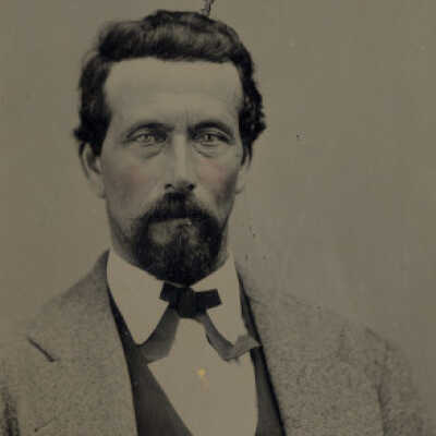 Tintype Portrait Unidentified Man
