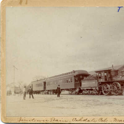Sierra Railway in Oakdale, CA ca. 1897