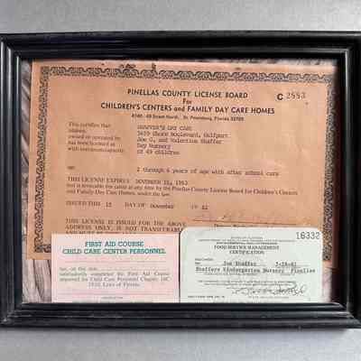 Framed Licenses