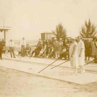 Shuffleboard Courts on Gulfport Beach
