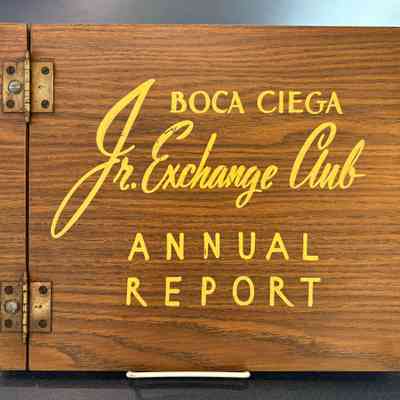 Boca Ciega Jr. Exchange Club Annual Report