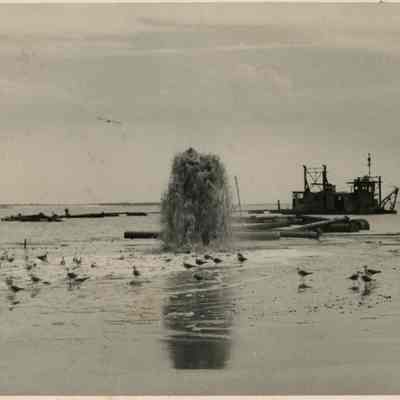 Gulfport Beach, dredging