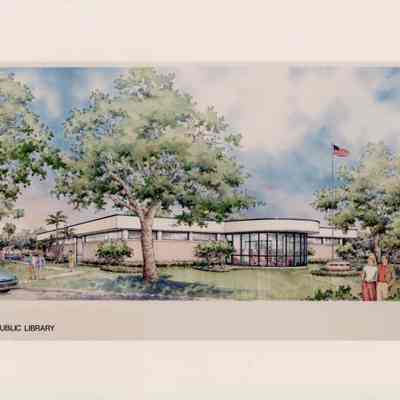 Gulfport Public Library Architectural Drawing