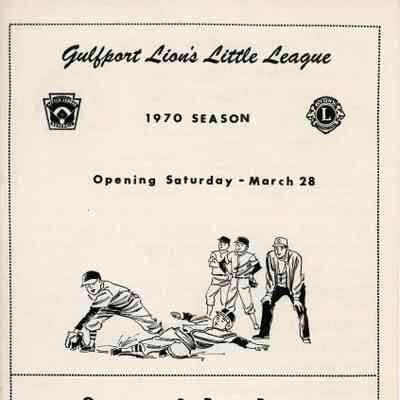 Little League Program, 1970