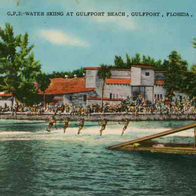 Water Skiing at Gulfport Beach