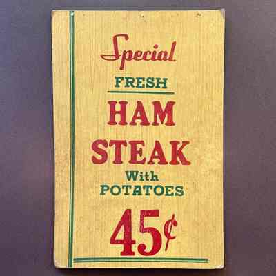 Cafeteria Sign