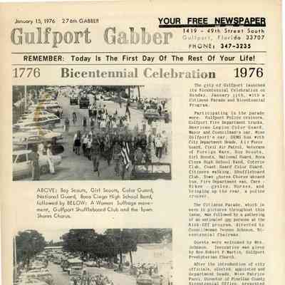 Gulfport Gabber, January 15, 1976