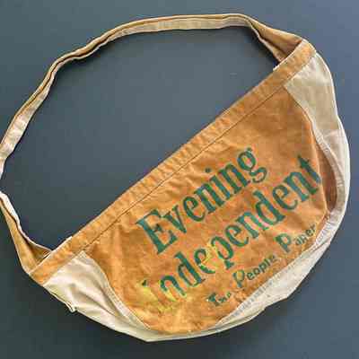 Evening Independent Newspaper Delivery Bag