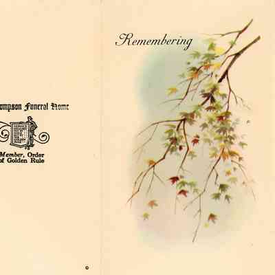 Memorial Card