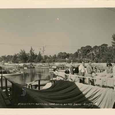 Net Mending at the Bayou