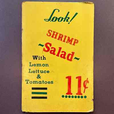 Cafeteria Sign